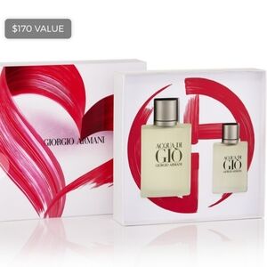 ARMANI ACQUA DI GIO EAU DE TOILETTE HEART GIFT SET $170 VALUE